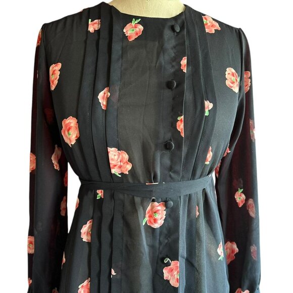 Cora’s Closet Vintage 70’s Sheer Dress Size 8P - Picture 2 of 8